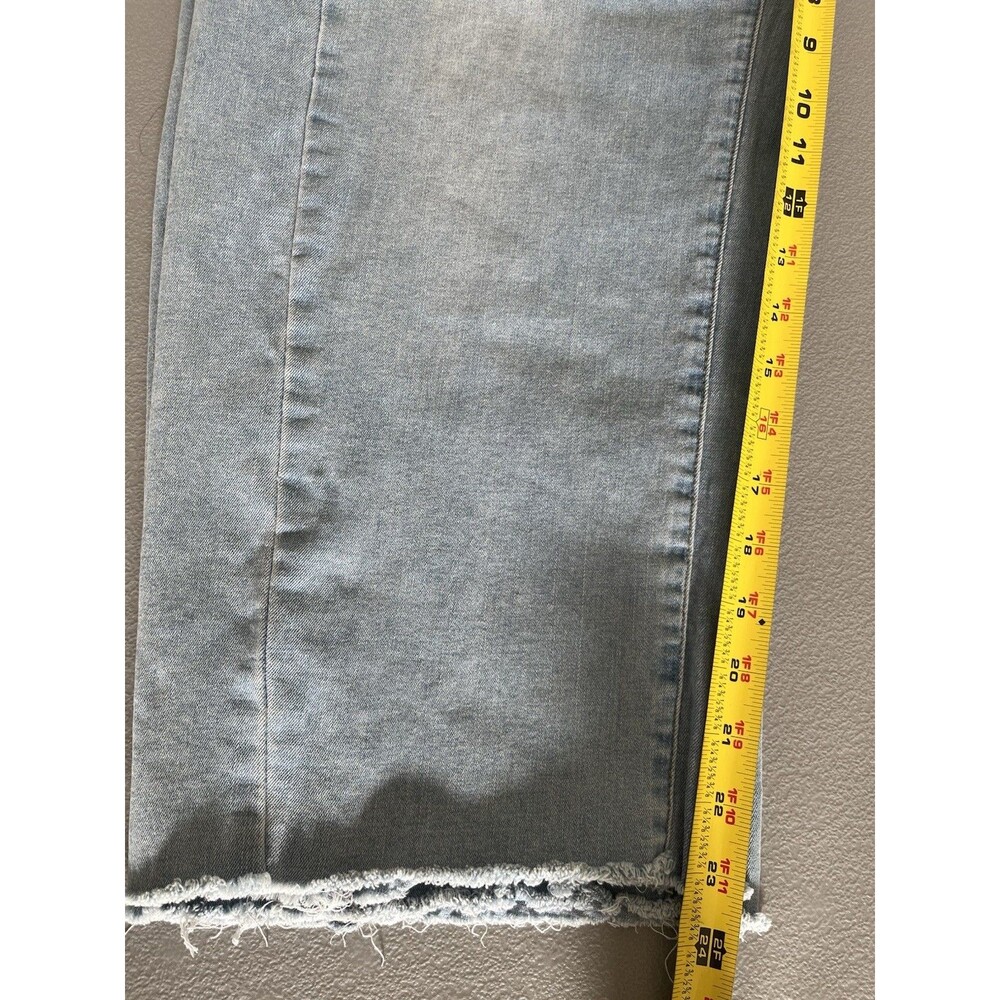Blue Baggy Womens Jeans Size 12 Light Washed Blue Denim Y2K 90’s Streetwear - Picture 5 of 7